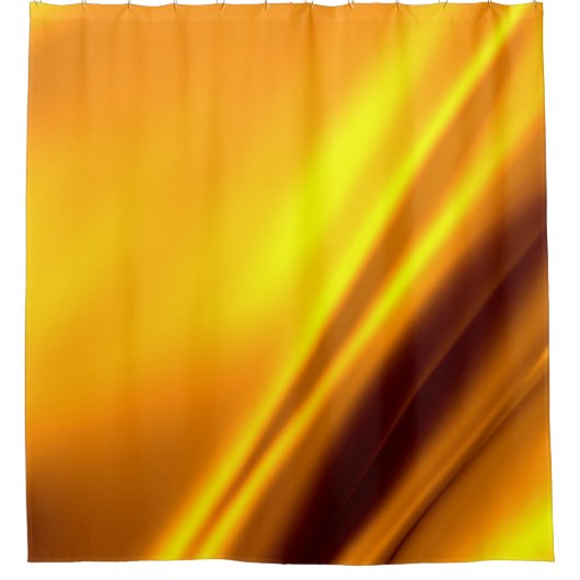 Abstracte goudgolvende achtergrond douchegordijn (Voorkant)
