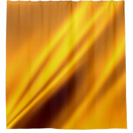 Abstracte goudgolvende achtergrond douchegordijn (Voorkant)