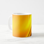 Abstracte goudgolvende achtergrond koffiemok (Voorkant links)