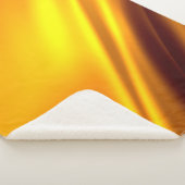 Abstracte goudgolvende achtergrond sherpa deken (3/4)