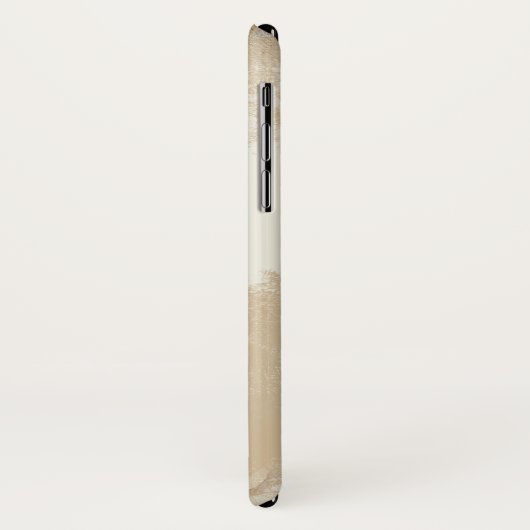 Abstracte goudgrijze kunst Case-Mate iPhone case (Achterkant/links)