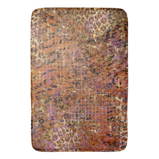 Abstracte goudhuid met gemengde samenstelling en l badmat (Voorkant Verticaal)