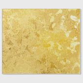 Abstracte goudkleur, geschilderd op een ruw opperv cadeaupapier (Vlak)