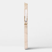 Abstracte goudmarmer met glittergolven Case-Mate iPhone case (Achterkant / Links)