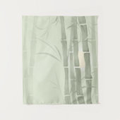 Abstracte goudolide bamboe bambusa gree wandkleed (Voorkant)