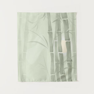 Abstracte goudolide bamboe bambusa gree wandkleed