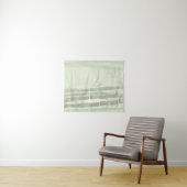 Abstracte goudolide bamboe bambusa gree wandkleed (In Situ (horizontaal))