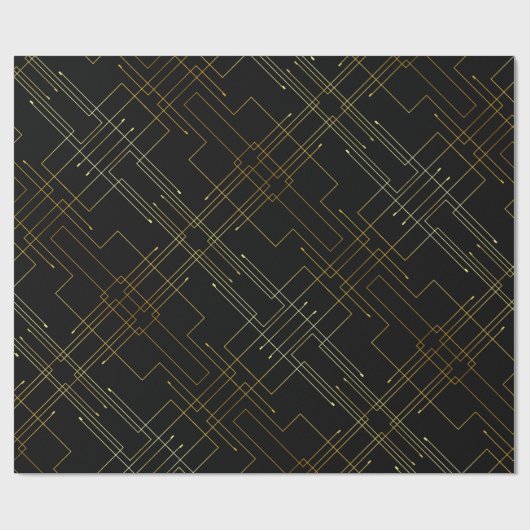 Abstracte goudolie cadeaupapier (Vlak)