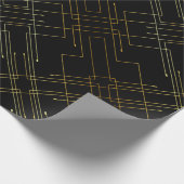 Abstracte goudolie cadeaupapier (Hoek)