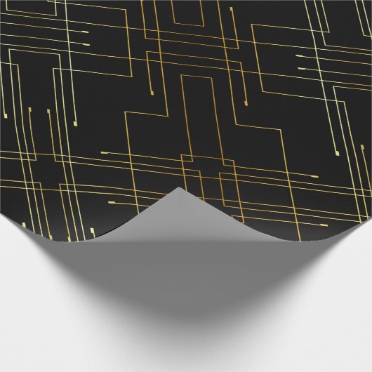 Abstracte goudolie cadeaupapier (Hoek)