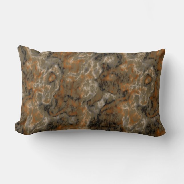 abstracte goudolijven en zwart kussen (Voorkant)