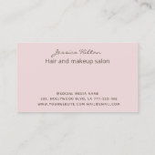 Abstracte goudpastelwasprogramma's met goudglitter visitekaartje (Achterkant)