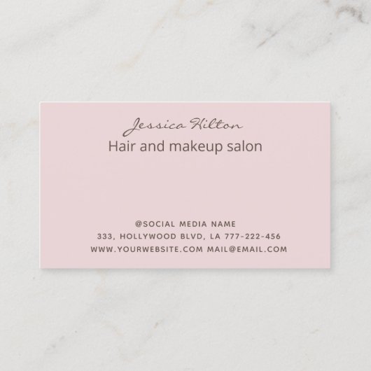 Abstracte goudpastelwasprogramma's met goudglitter visitekaartje (Achterkant)