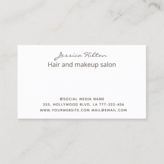 Abstracte goudpastelwasprogramma's met goudglitter visitekaartje (Achterkant)