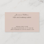 Abstracte goudpastelwasprogramma's met goudglitter visitekaartje (Achterkant)