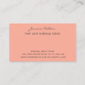 Abstracte goudpastelwasprogramma's met goudglitter visitekaartje (Achterkant)