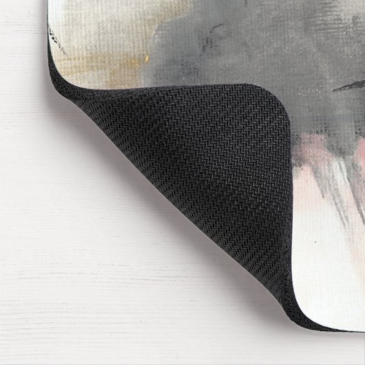 Abstracte goudroze kunst muismat (Hoek)