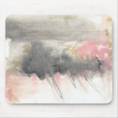 Abstracte goudroze kunst muismat (Voorkant)