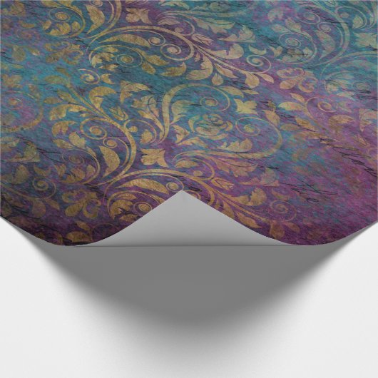 Abstracte goudtexturen cadeaupapier (Hoek)