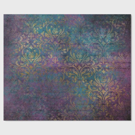 Abstracte goudtexturen cadeaupapier (Vlak)