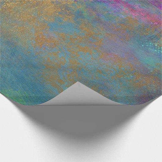 Abstracte goudtexturen cadeaupapier (Hoek)