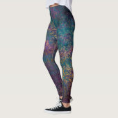 Abstracte goudtexturen leggings (Links)