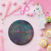 Abstracte goudtexturen papieren bordje (Feest)