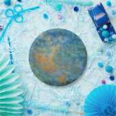 Abstracte goudtexturen papieren bordje (Feest)