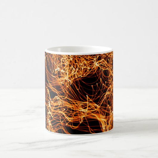 Abstracte goudverlichting koffiemok (Center)