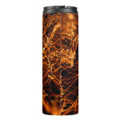 Abstracte goudverlichting thermosbeker (Achterkant)