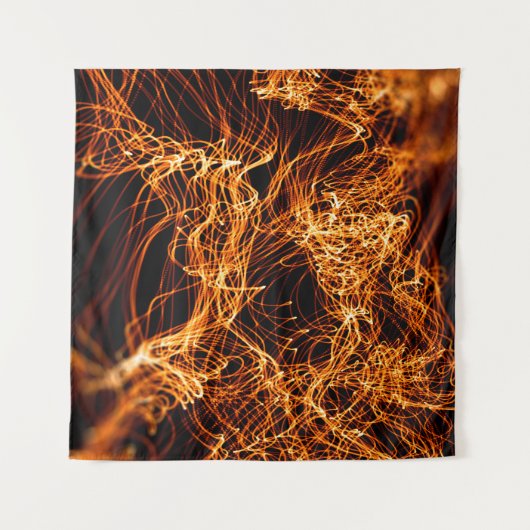 Abstracte goudverlichting wandkleed (Voorkant (horizontaal))