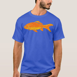 Abstracte goudvis t-shirt
