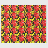 Abstracte graankkunst cadeaupapier (Vlak)