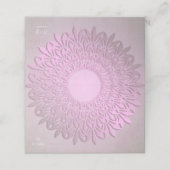 Abstracte gradiënt mandala. plaatskaartje (Buitenkant ongevouwen)