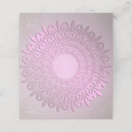 Abstracte gradiënt mandala. plaatskaartje (Buitenkant ongevouwen)