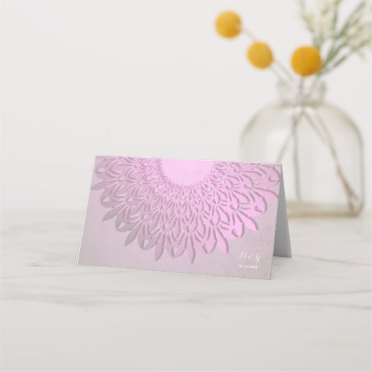 Abstracte gradiënt mandala. plaatskaartje (Achterkant)