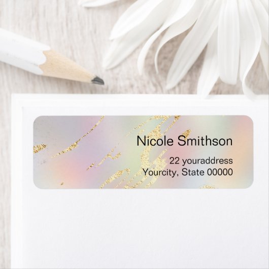 abstracte gradiëntlabels etiket (Insitu)