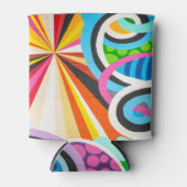 Abstracte graffiti blikjeskoeler (Voorkant)