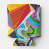 Abstracte graffiti blikjeskoeler (Achterkant)