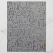 Abstracte Graffiti Flyer (Achterkant)