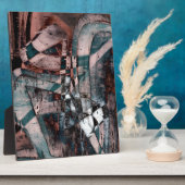 Abstracte graffiti fotoplaat (Zijkant)