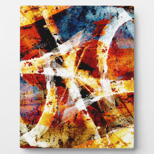 Abstracte graffiti fotoplaat