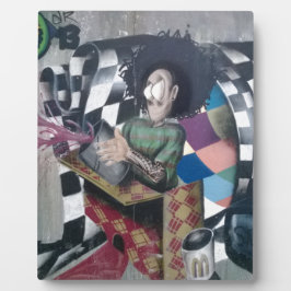 Abstracte graffiti-kunst fotoplaat