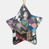 Abstracte graffiti-kunst keramisch ornament (Links)