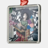 Abstracte graffiti-kunst metalen ornament (Links)