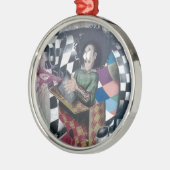 Abstracte graffiti-kunst metalen ornament (Links)