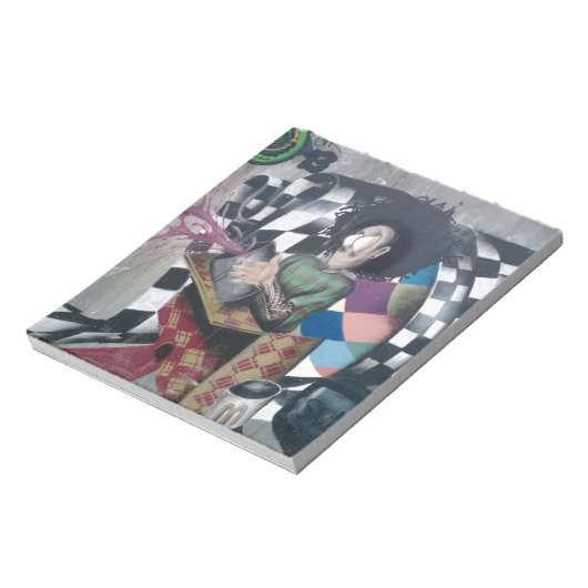 Abstracte graffiti-kunst notitieblok (Linkerzijde)