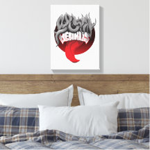 Abstracte graffiti-kunst op canvas met vette