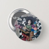 Abstracte graffiti-kunst ronde button 5,7 cm (Voorkant /achterkant)