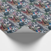 Abstracte Graffiti Kunstwerk Cadeaupapier (Hoek)